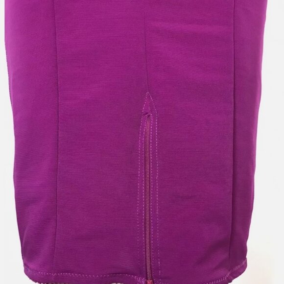 NWT D&G Purple Lace Pattern Knee-Length Skirt Size: M - Picture 6 of 7